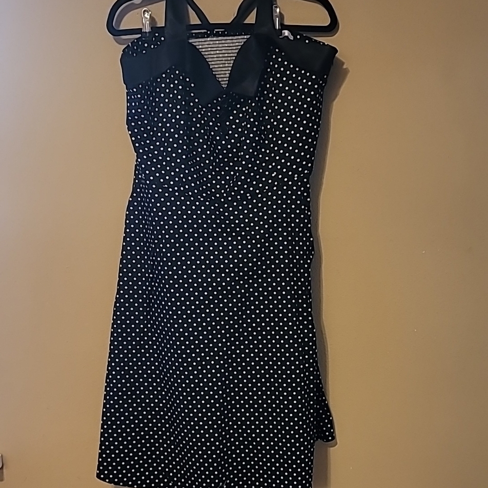 Black and White Polka Dot Dress